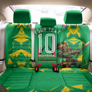 Personalized Guyana Cricket Back Car Seat Cover Amazon Warriors Tribal Mascot Sports