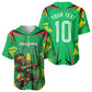 Personalized Guyana Cricket Baseball Jersey Amazon Warriors Tribal Mascot Sports
