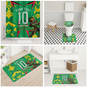 Personalized Guyana Cricket Bathroom Set Amazon Warriors Tribal Mascot Sports