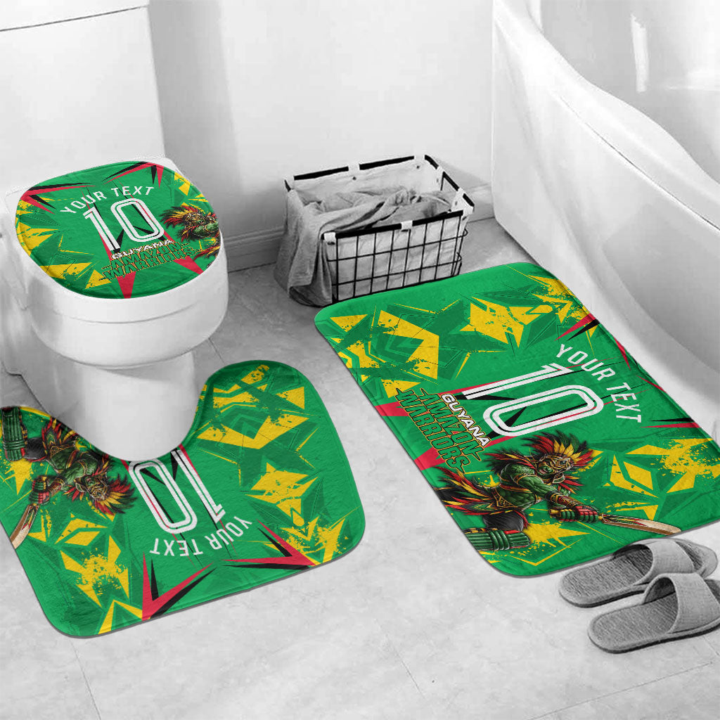 Personalized Guyana Cricket Bathroom Set Amazon Warriors Tribal Mascot Sports