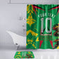 Personalized Guyana Cricket Bathroom Set Amazon Warriors Tribal Mascot Sports