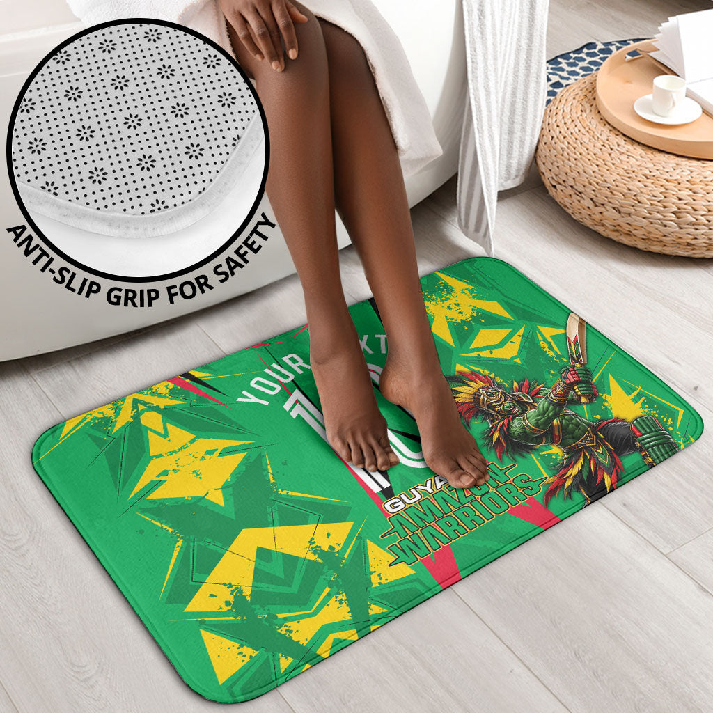 Personalized Guyana Cricket Bathroom Set Amazon Warriors Tribal Mascot Sports