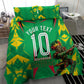 Personalized Guyana Cricket Bedding Set Amazon Warriors Tribal Mascot Sports