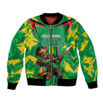 Personalized Guyana Cricket Bomber Jacket Amazon Warriors Tribal Mascot Sports