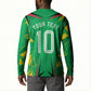Personalized Guyana Cricket Button Sweatshirt Amazon Warriors Tribal Mascot Sports