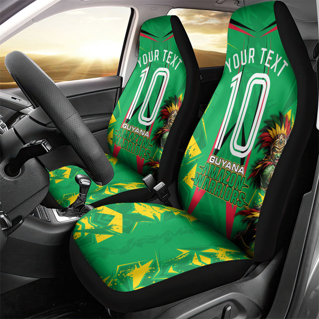 Personalized Guyana Cricket Car Seat Cover Amazon Warriors Tribal Mascot Sports