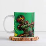 Personalized Guyana Cricket Ceramic Mug Amazon Warriors Tribal Mascot Sports