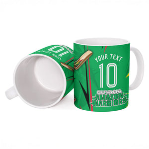 Personalized Guyana Cricket Ceramic Mug Amazon Warriors Tribal Mascot Sports