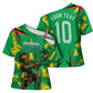 Personalized Guyana Cricket Cross Shoulder Shirt Amazon Warriors Tribal Mascot Sports