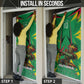 Personalized Guyana Cricket Door Cover Amazon Warriors Tribal Mascot Sports