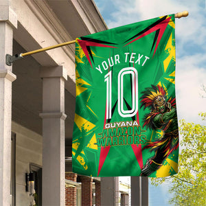 Personalized Guyana Cricket Garden Flag Amazon Warriors Tribal Mascot Sports