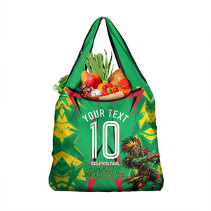 Personalized Guyana Cricket Grocery Bag Amazon Warriors Tribal Mascot Sports