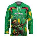 Personalized Guyana Cricket Hockey Jersey Amazon Warriors Tribal Mascot Sports