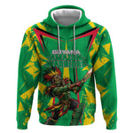 Personalized Guyana Cricket Hoodie Amazon Warriors Tribal Mascot Sports