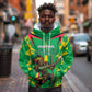 Personalized Guyana Cricket Hoodie Amazon Warriors Tribal Mascot Sports