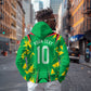 Personalized Guyana Cricket Hoodie Amazon Warriors Tribal Mascot Sports