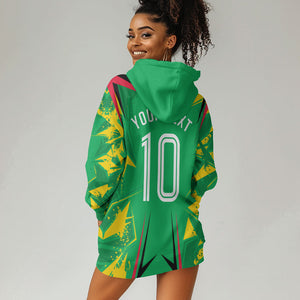 Personalized Guyana Cricket Hoodie Dress Amazon Warriors Tribal Mascot Sports