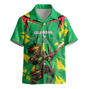 Personalized Guyana Cricket Kid Hawaiian Shirt Amazon Warriors Tribal Mascot Sports