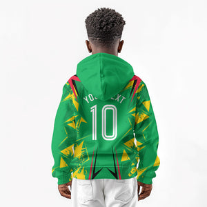 Personalized Guyana Cricket Kid Hoodie Amazon Warriors Tribal Mascot Sports