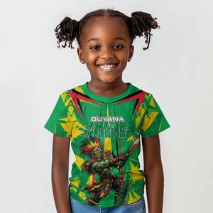 Personalized Guyana Cricket Kid T shirt Amazon Warriors Tribal Mascot Sports