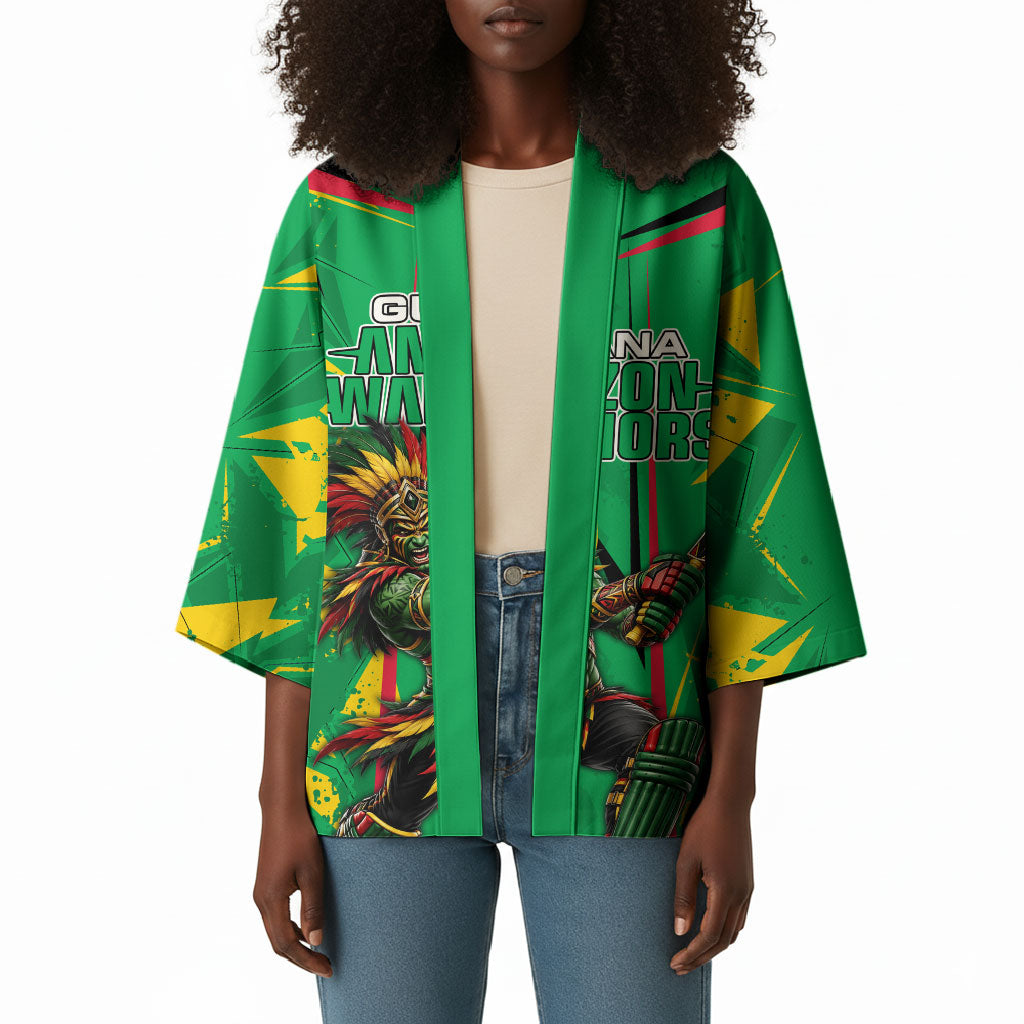 Personalized Guyana Cricket Kimono Amazon Warriors Tribal Mascot Sports