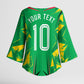 Personalized Guyana Cricket Kimono Sleeve Blouse Amazon Warriors Tribal Mascot Sports