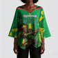 Personalized Guyana Cricket Kimono Sleeve Blouse Amazon Warriors Tribal Mascot Sports