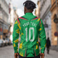 Personalized Guyana Cricket Long Sleeve Button Shirt Amazon Warriors Tribal Mascot Sports