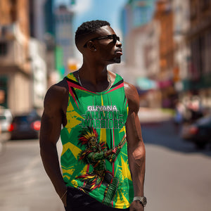 Personalized Guyana Cricket Men Tank Top Amazon Warriors Tribal Mascot Sports