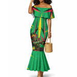 Personalized Guyana Cricket Mermaid Dress Amazon Warriors Tribal Mascot Sports