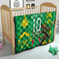 Personalized Guyana Cricket Quilt Amazon Warriors Tribal Mascot Sports