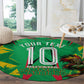 Personalized Guyana Cricket Round Carpet Amazon Warriors Tribal Mascot Sports