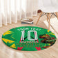 Personalized Guyana Cricket Round Carpet Amazon Warriors Tribal Mascot Sports