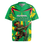 Personalized Guyana Cricket Rugby Jersey Amazon Warriors Tribal Mascot Sports