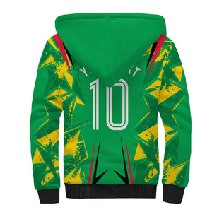 Personalized Guyana Cricket Sherpa Hoodie Amazon Warriors Tribal Mascot Sports