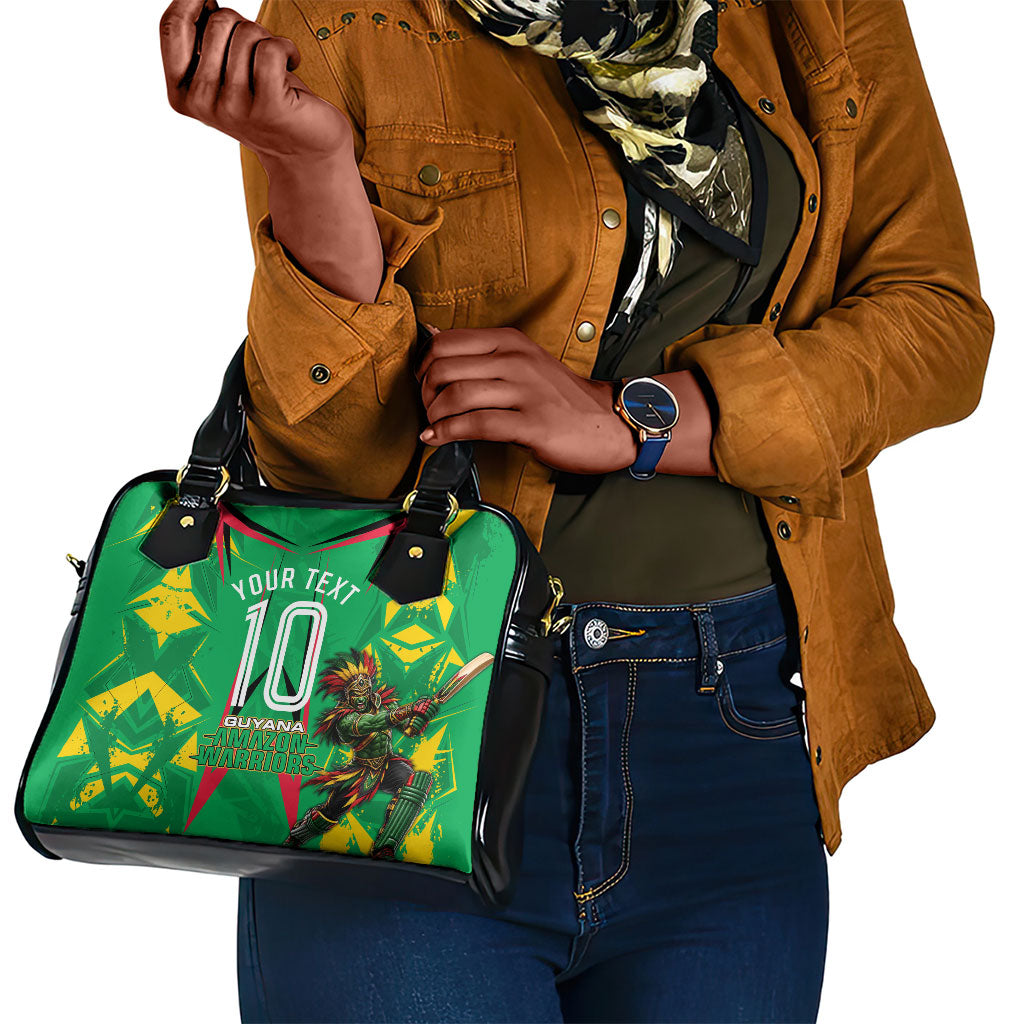 Personalized Guyana Cricket Shoulder Handbag Amazon Warriors Tribal Mascot Sports