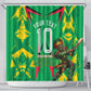 Personalized Guyana Cricket Shower Curtain Amazon Warriors Tribal Mascot Sports