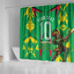 Personalized Guyana Cricket Shower Curtain Amazon Warriors Tribal Mascot Sports