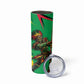 Personalized Guyana Cricket Skinny Tumbler Amazon Warriors Tribal Mascot Sports