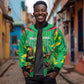 Personalized Guyana Cricket Sleeve Zip Bomber Jacket Amazon Warriors Tribal Mascot Sports