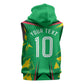Personalized Guyana Cricket Sleeveless Zip Hoodie Amazon Warriors Tribal Mascot Sports