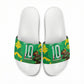Personalized Guyana Cricket Slide Sandals Amazon Warriors Tribal Mascot Sports