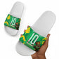 Personalized Guyana Cricket Slide Sandals Amazon Warriors Tribal Mascot Sports