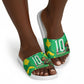 Personalized Guyana Cricket Slide Sandals Amazon Warriors Tribal Mascot Sports