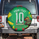 Personalized Guyana Cricket Spare Tire Cover Amazon Warriors Tribal Mascot Sports