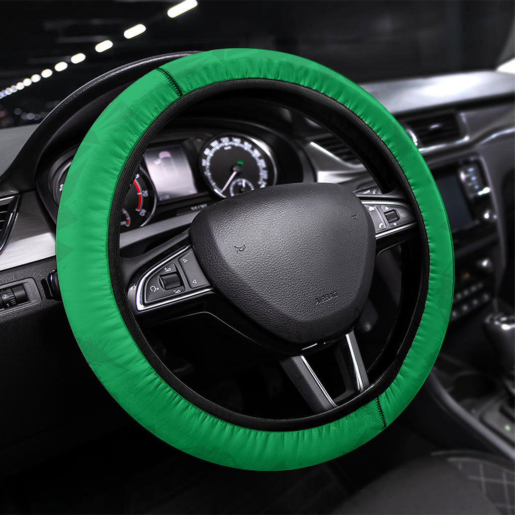 Guyana Cricket Steering Wheel Cover Amazon Warriors Tribal Mascot Sports