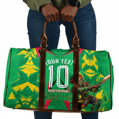 Personalized Guyana Cricket Travel Bag Amazon Warriors Tribal Mascot Sports