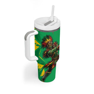 Personalized Guyana Cricket Tumbler With Handle Amazon Warriors Tribal Mascot Sports