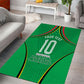 Personalized Guyana Cricket Amazon Warriors Area Rug Modern Geometric Sports Fan