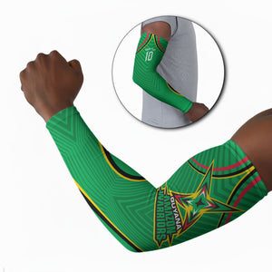 Personalized Guyana Cricket Amazon Warriors Arm Sleeves Modern Geometric Sports Fan